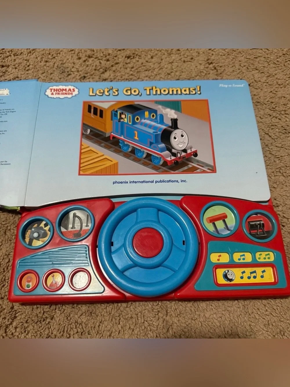 Kohl's Thomas the Tank Engine Play-a-Sound Toy - Blue and Red